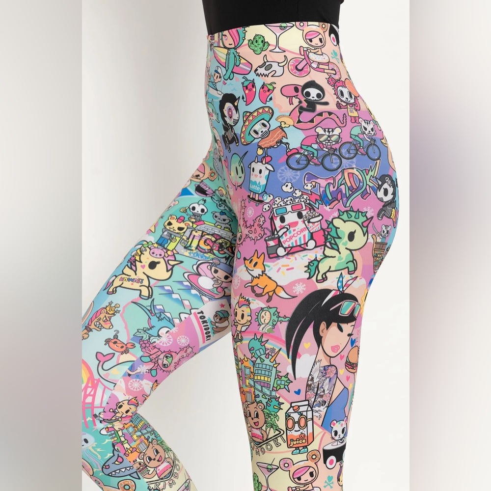 EUC Blackmilk X Tokidoki California Dreamin HWMF Leggings